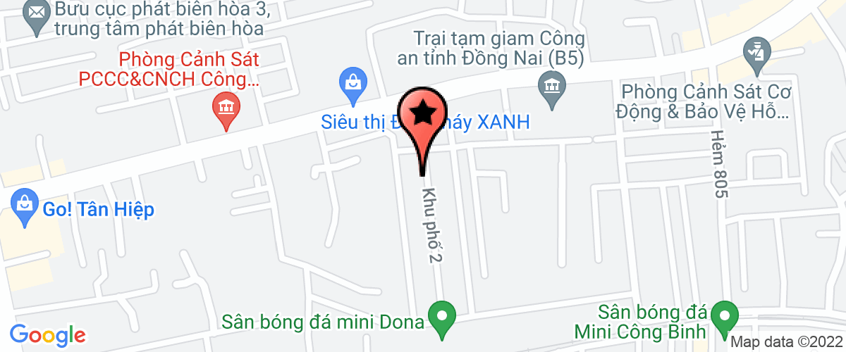 Map go to Duc Giang Phat Construction And Service Trading Production Company Limited
