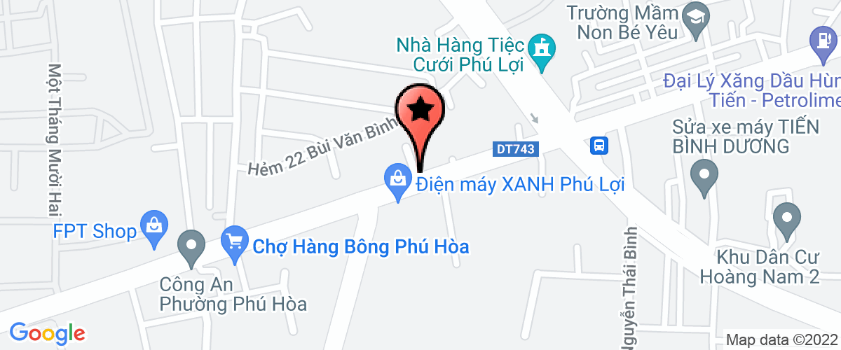 Map go to Phuoc Tho Tai Service Trading Company Limited