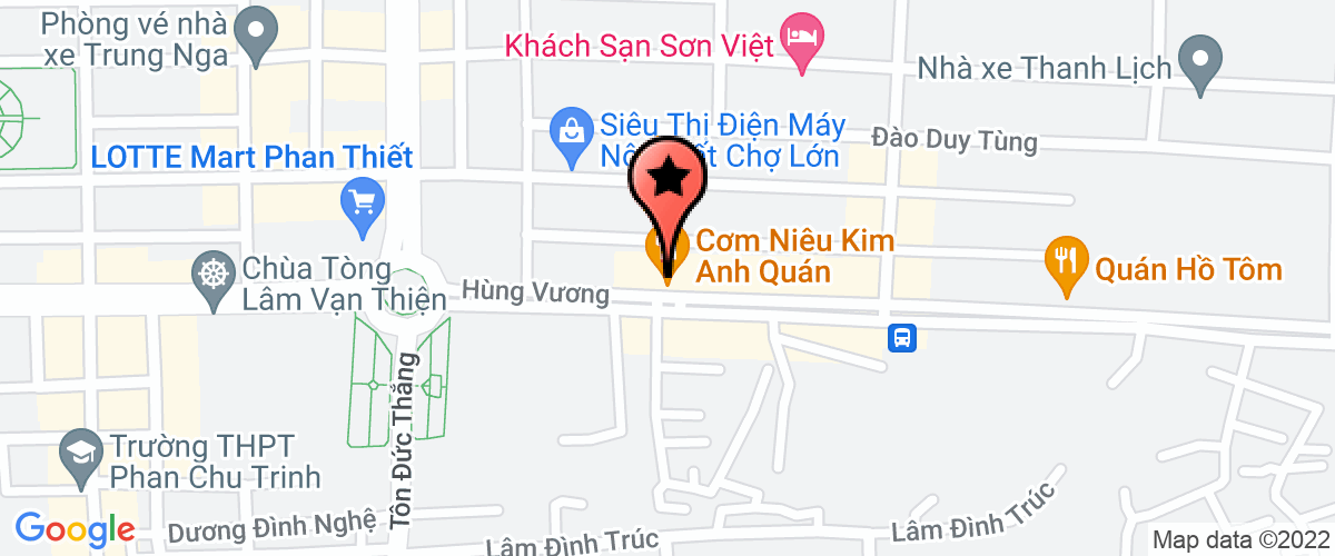 Map go to Com Nieu Kim Anh Quan Company Limited