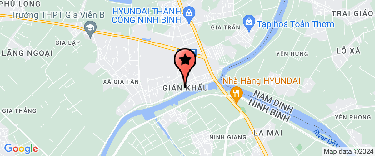 Bản đồ đến Công ty CP ôtô Huyndai Thành Công Việt Nam (nộp hộ nhà thầu)
