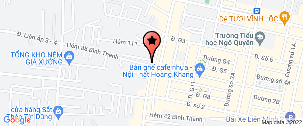 Map go to Nuoc Tinh Khiet Nguyen Vu Production Trading Company Limited