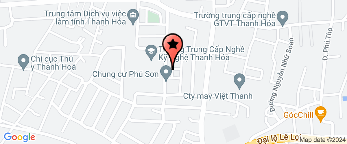 Map go to Tien Dung Trade Build Joint Stock Company