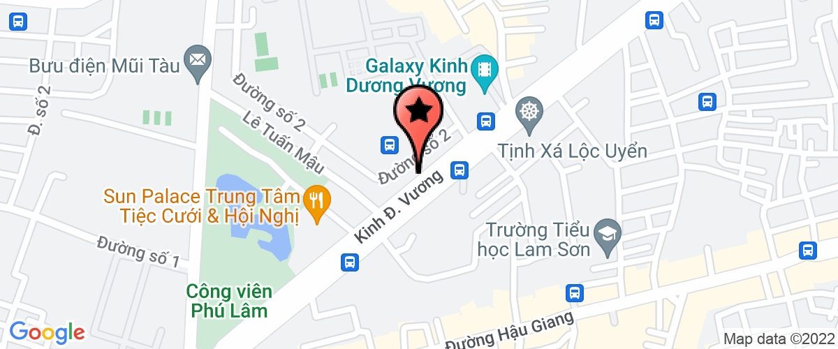 Map go to DNTN Tien Phat B.P Aluminium