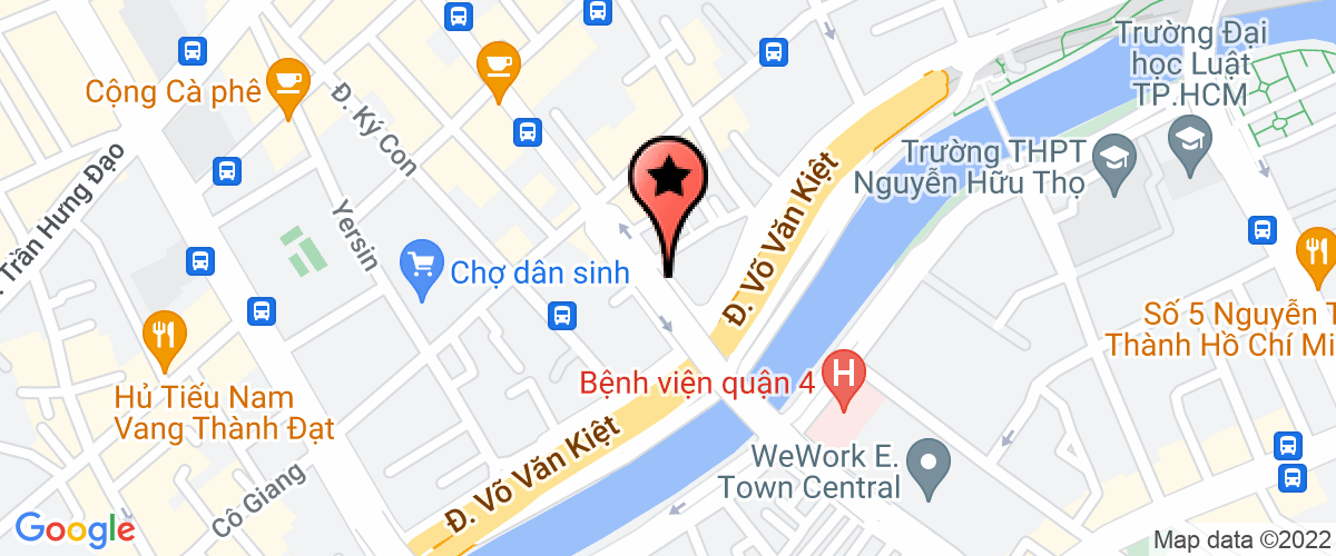 Bản đồ đến Công Ty TNHH Kinh Doanh Thép Nam Việt