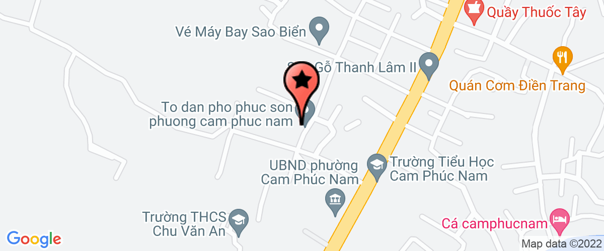 Map go to Thanh My Ecology Travel Company Limited
