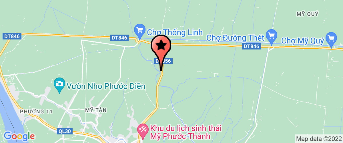 Map go to Phuong Tra 2 Elementary School