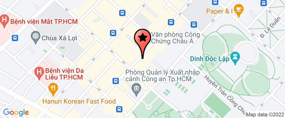 Map go to Xanh Viet Development Investment Joint Stock Company