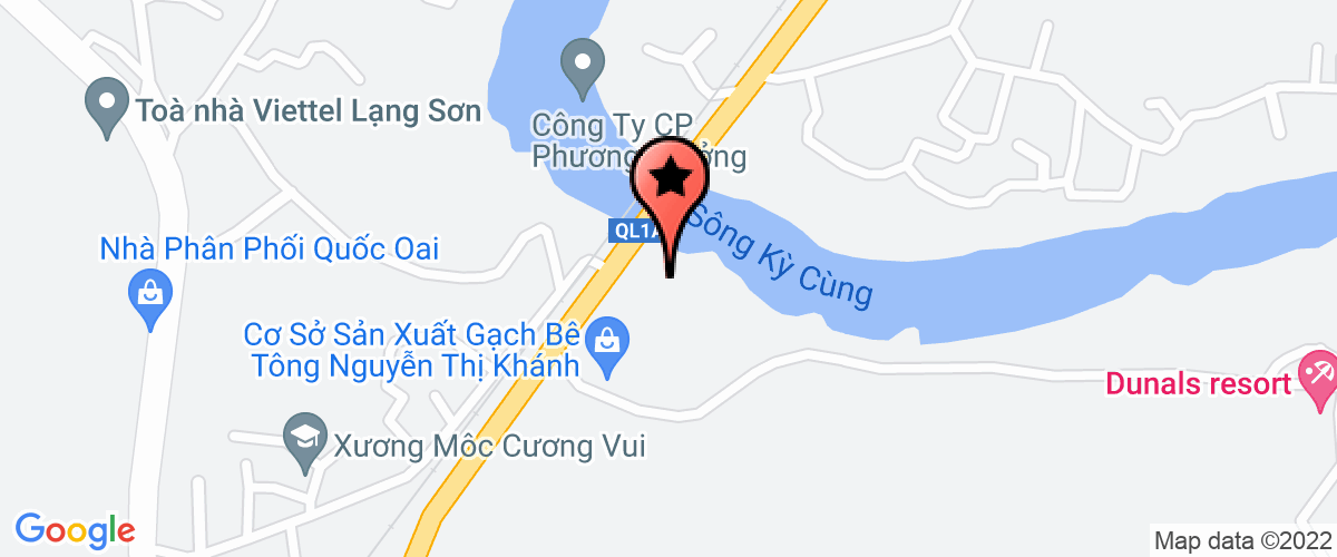 Map go to 1 TV Hoa Thai Company Limited