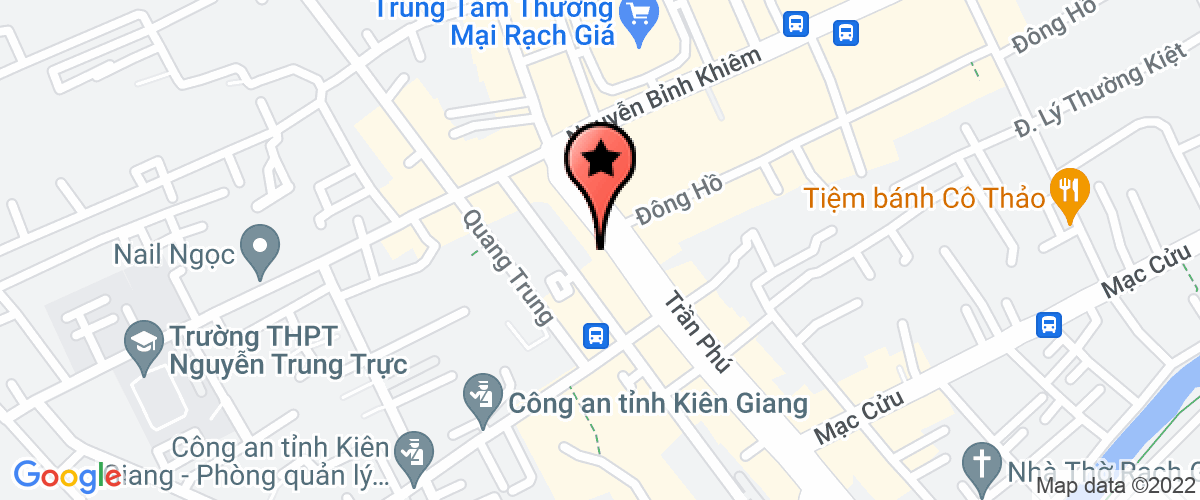 Map go to Cic Kien Giang Construction Consultancy Joint Stock Company