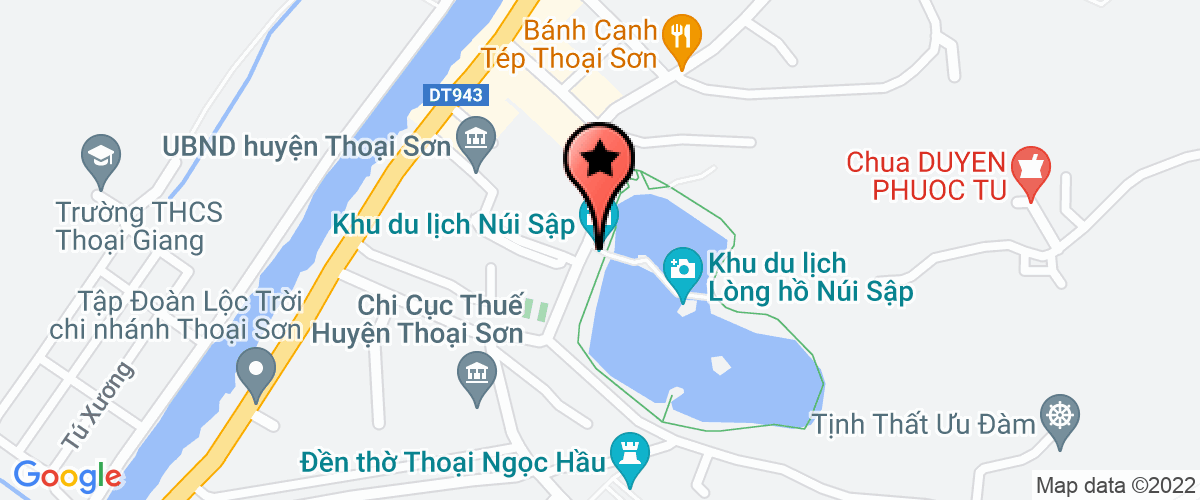 Map go to Benh Vien Da Khoa Thoai Son
