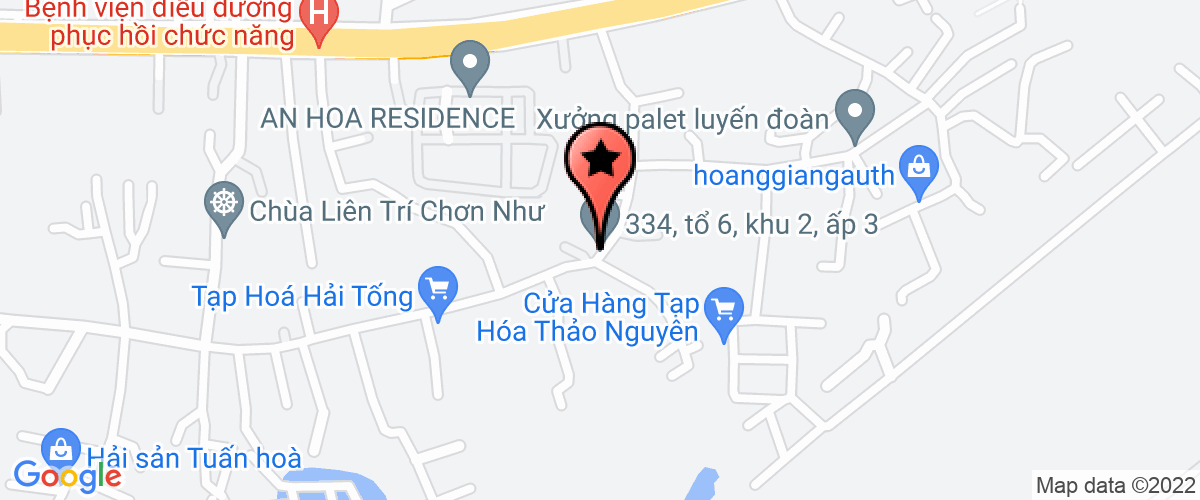 Map go to Ho Nguyen Thao Company Limited