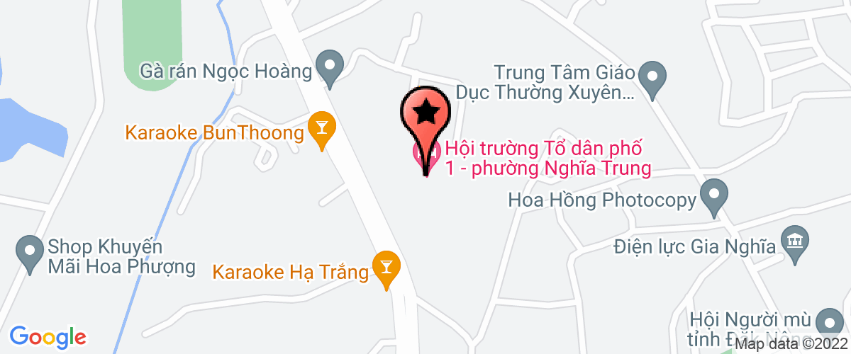Map go to An Thinh Phat Dak Nong Construction Investment Joint Stock Company