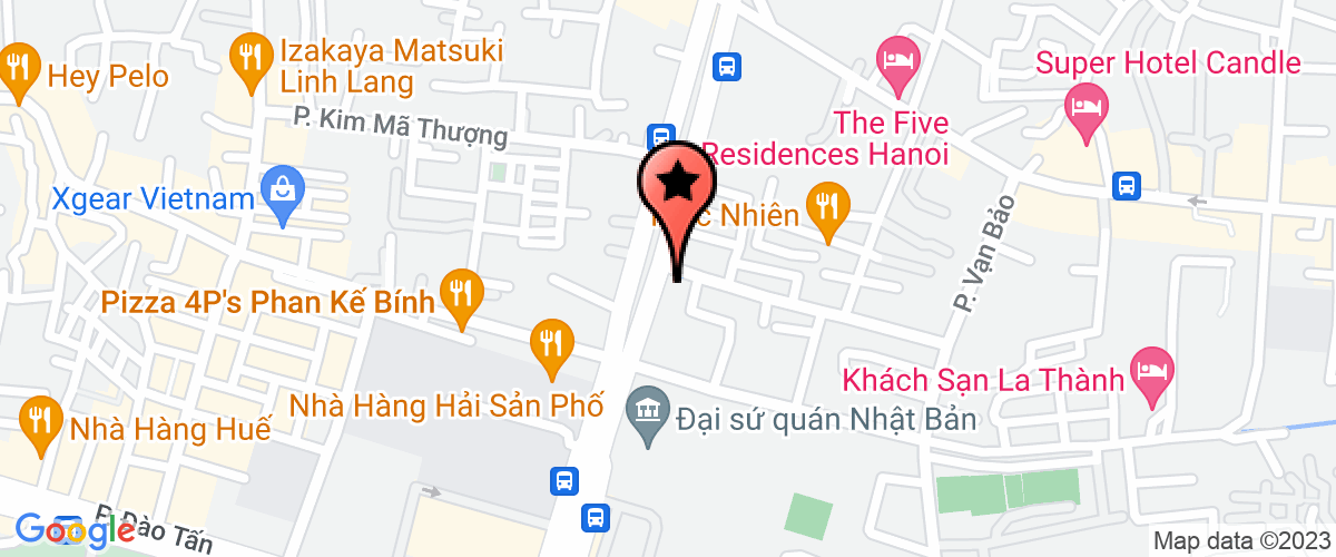 Map go to Ngoc Van Service Development And Trading Company Limited
