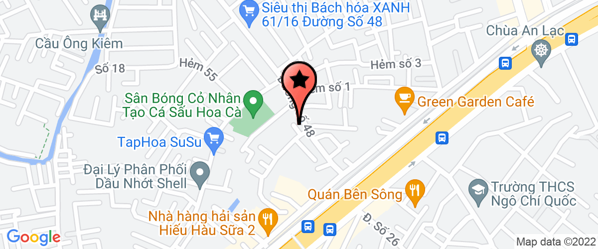 Map go to Hoang Le Anh Electrical Devices Joint Stock Company