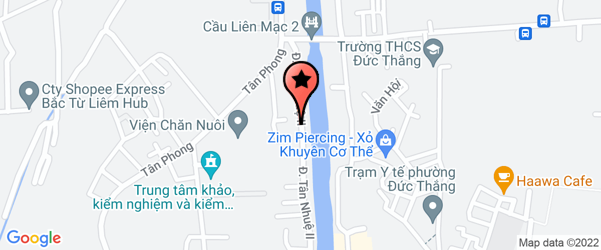 Map go to Phu Dai Tin Company Limited