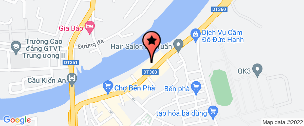 Map go to Hau Thong Food Company Limited