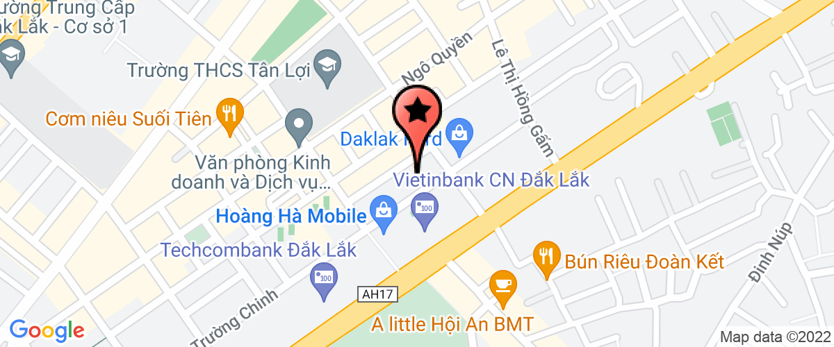 Map go to An Loc Phuc Dak Lak Investment Company Limited