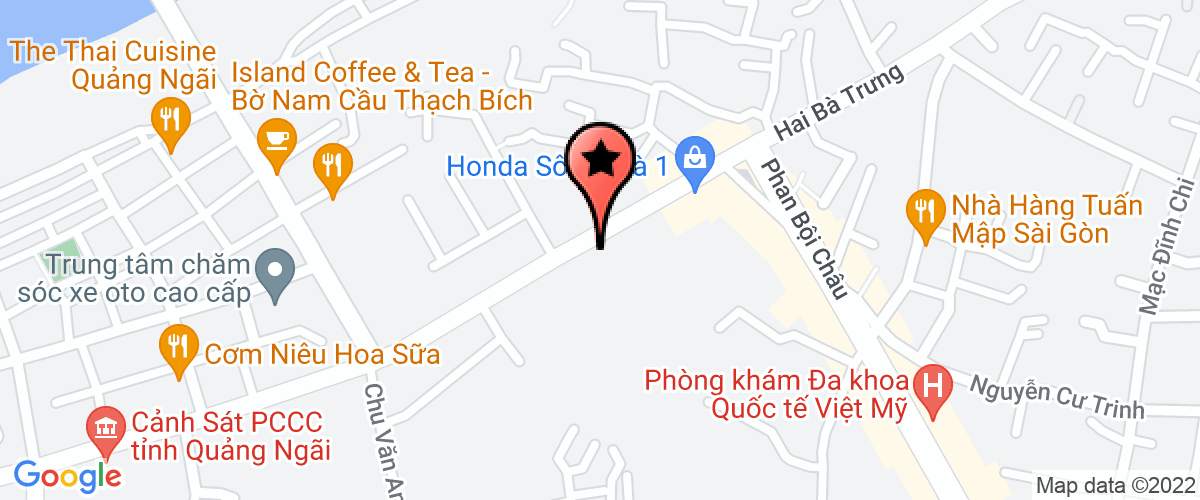 Map go to Rang Dong Quang Ngai Investment Joint Stock Company
