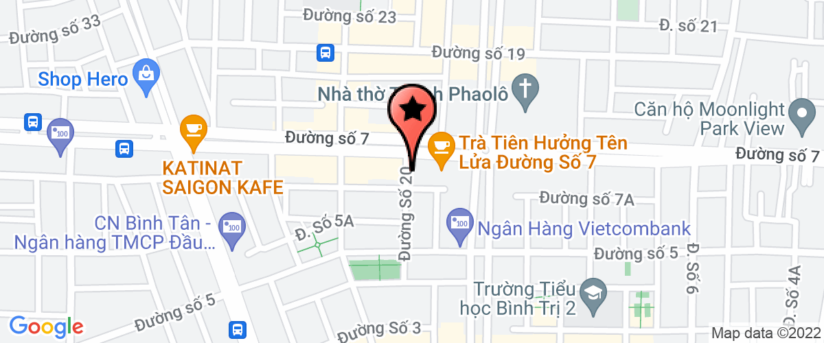 Map go to Binh Tan Trading Construction Company Limited