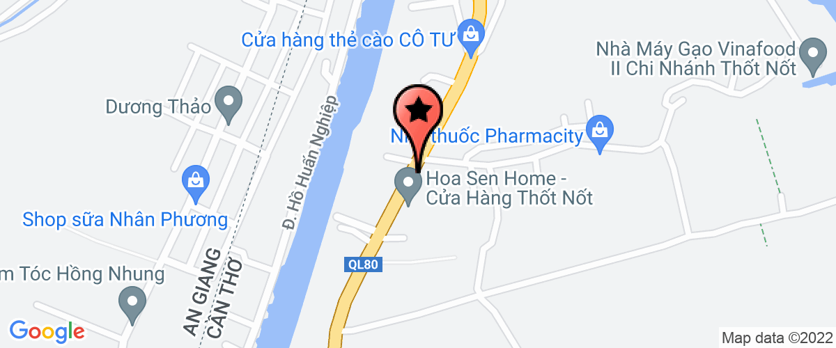 Map go to Lien Thanh Phat Food Trading Company Limited