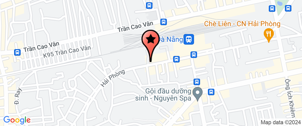Map go to Branch of  Duong Sat Sai Gon Toa Xe Da Nang Transport Enterprise