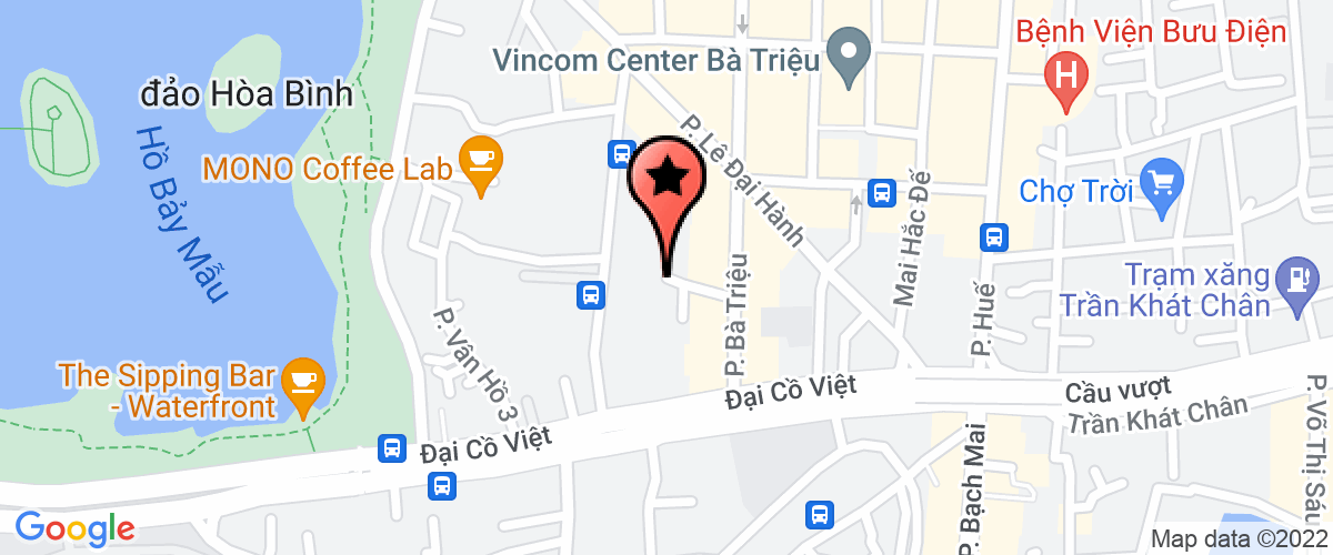Map go to Hanoi Institute of Music Training Development and Production Company Limited