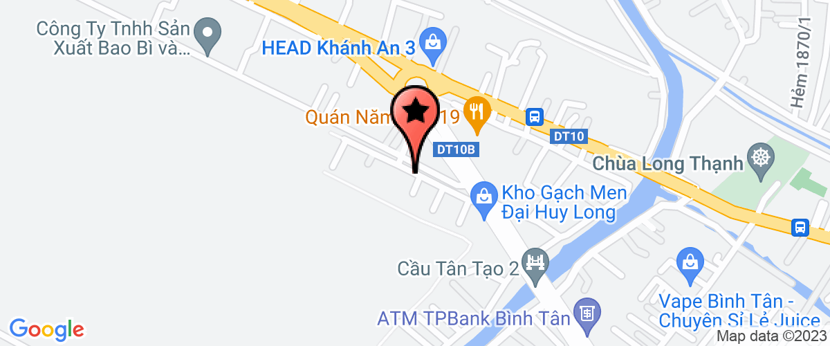Bản đồ đến Công Ty TNHH Dịch Vụ Vận Tải Việt Tín Phát