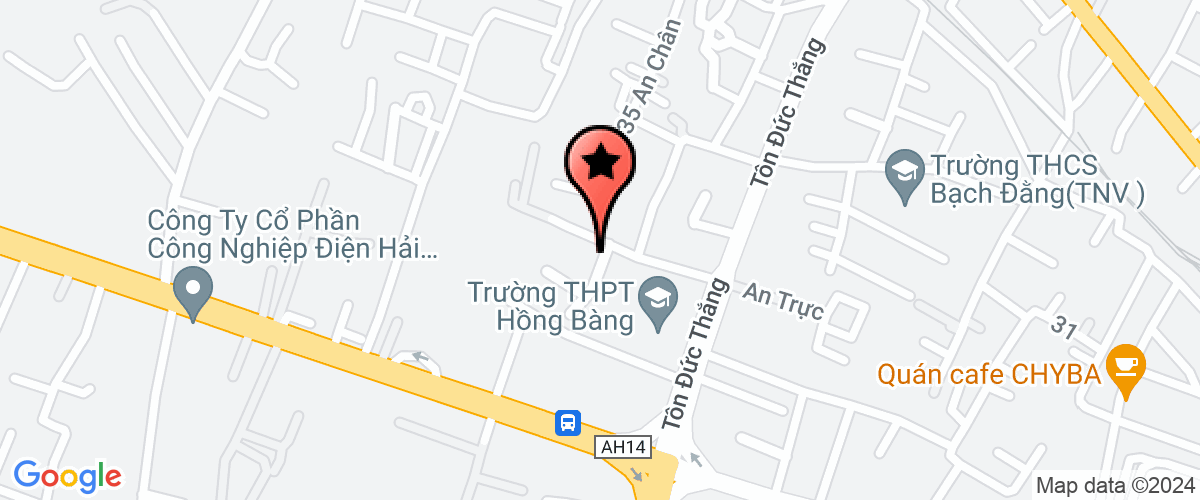 Map go to Trang Lan Training and Education Company Limited