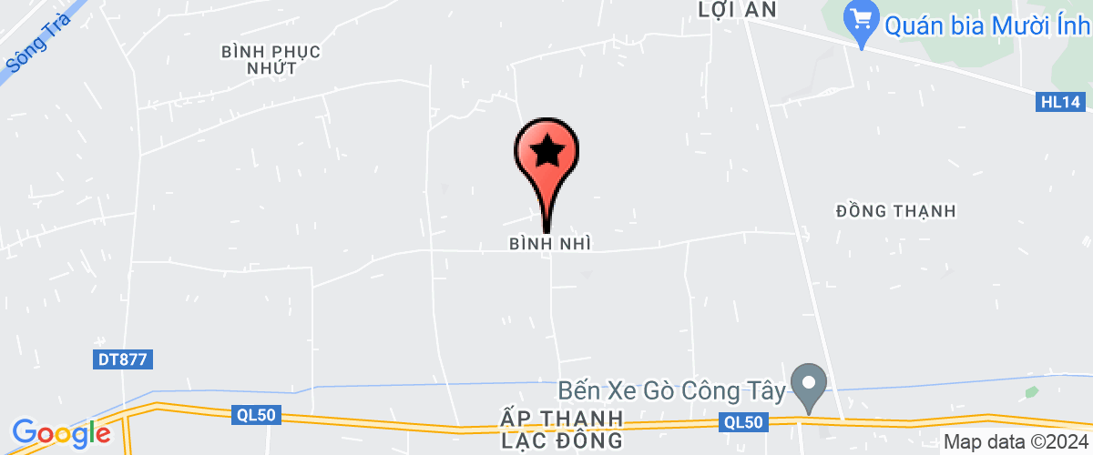 Map go to Binh Nhi Rural Service Agriculture Co-operative