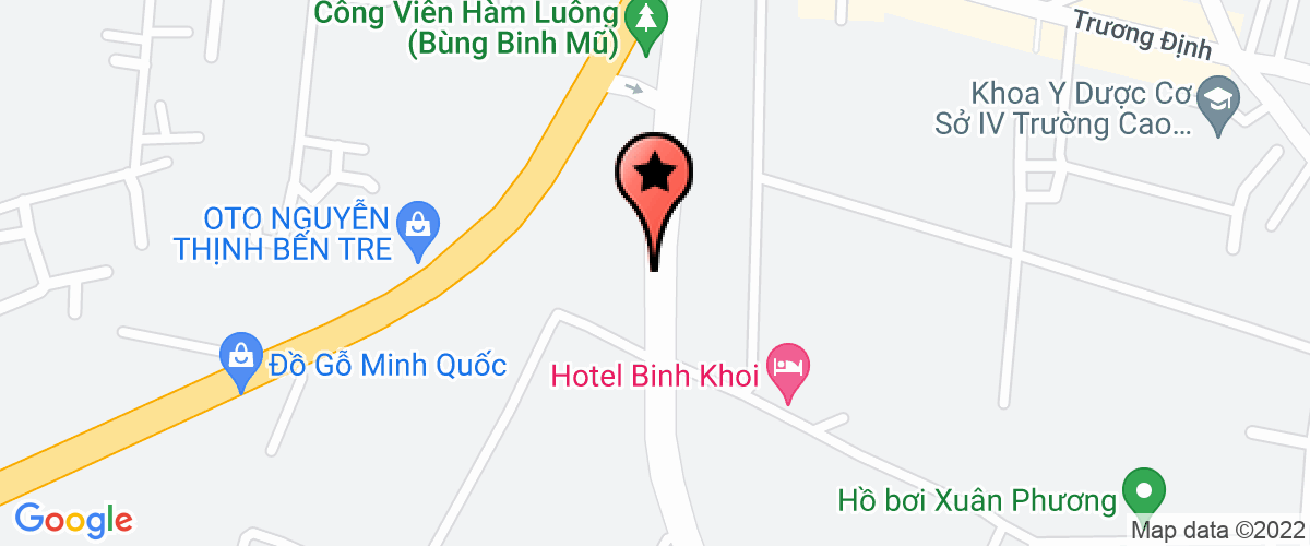 Map go to Sach Hoang Tam Food Company Limited