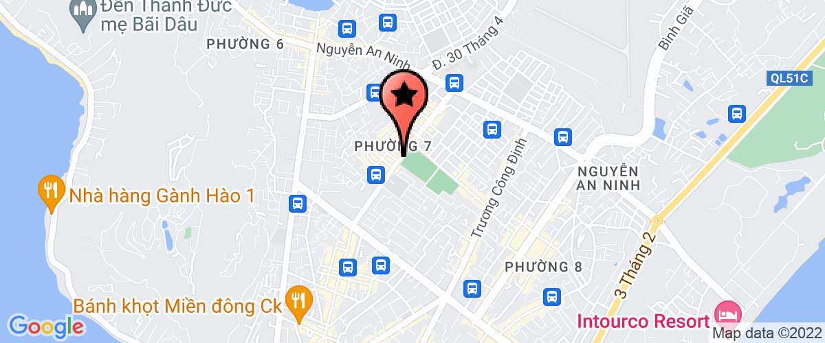 Map go to Sen Viet Group Corporation- Vung Tau Branch