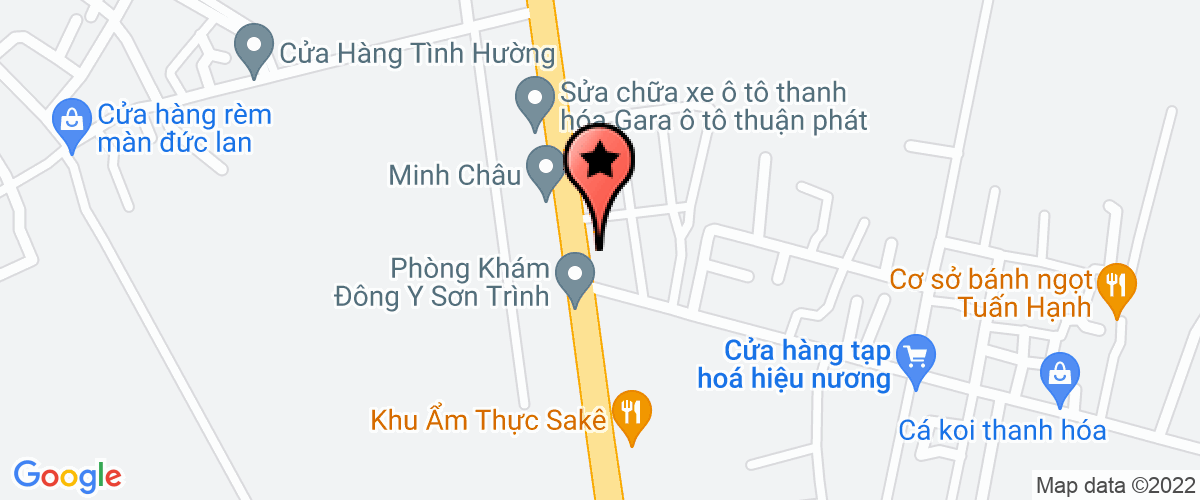 Map go to Ngoc Sao Thuy Company Limited