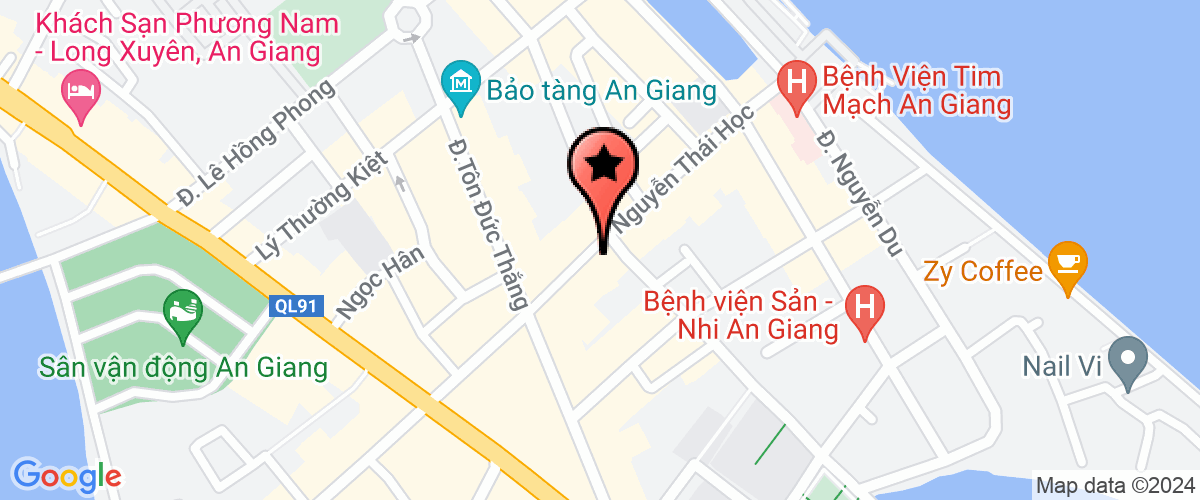 Map go to Ban Dan van An Giang Province