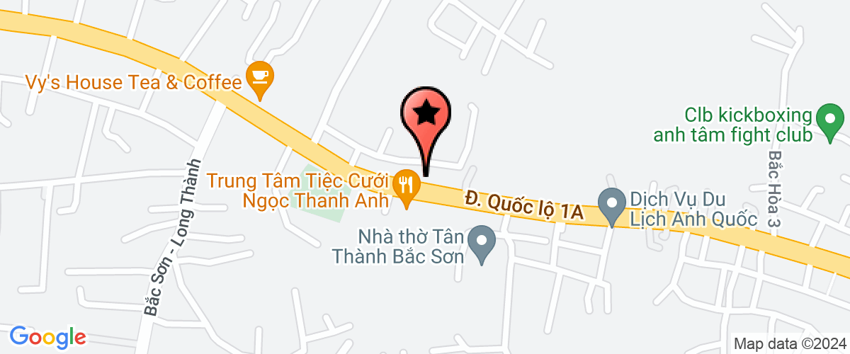 Map go to CP Dong Tay Nguyen Company
