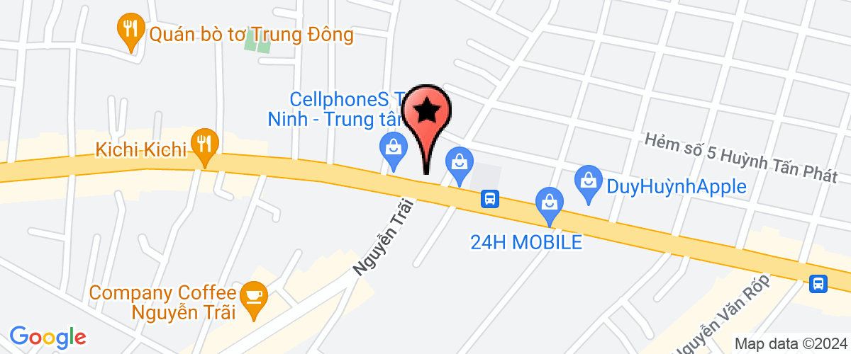 Bản đồ đến Cty TNHH thương mại DV&DL Rồng Đông Dương