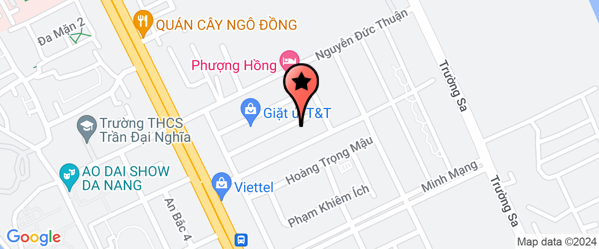 Map go to Trang Nguyen Training Company Limited