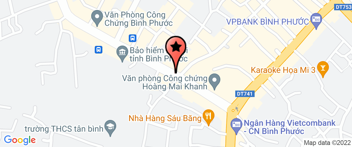 Map go to Long Nguyen International Service Company Limited