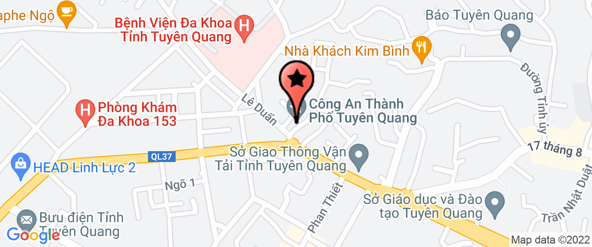Bản đồ đến Công Ty Trách Nhiệm Hữu Hạn Tư Vấn Xây Dựng Quang Anh