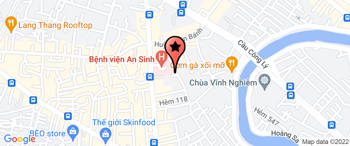 Map go to Nhuong Quyen Tay Nguyen Coffee Joint Stock Company