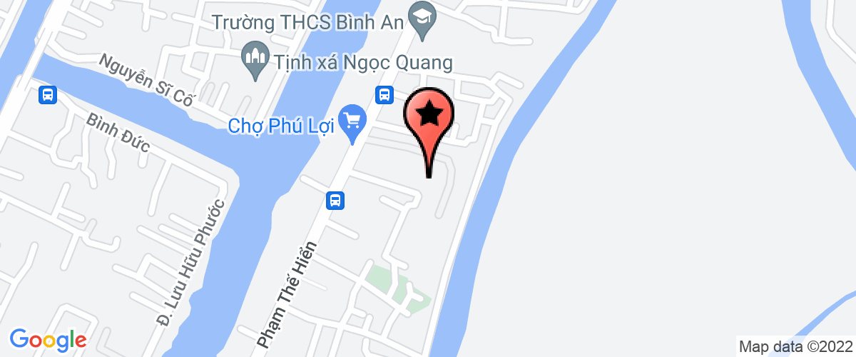 Map go to Binh An Riverside Real Estate Investment Joint Stock Company