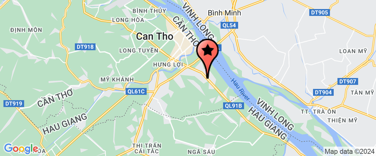 Map go to Branch of Cantho Port Joint Stock Company - Cai Cui Port