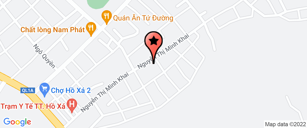 Map go to Vuong Thien Company Limited