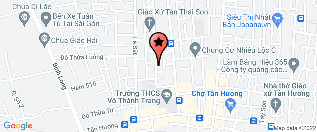 Map go to Cong Tai Hai Service Trading Production Company Limited