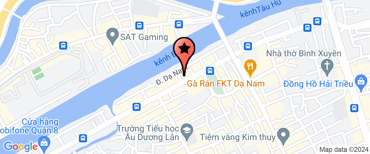 Map go to Nguyen Hoang Cloth Trading Company Limited