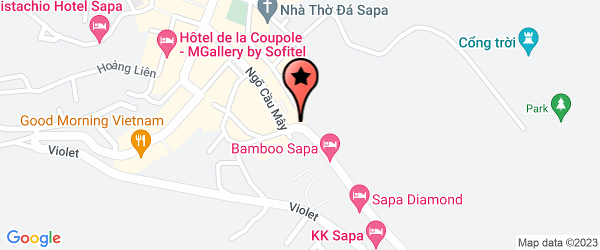 Map go to Sapa Vision Tourism One Member Limitted Company