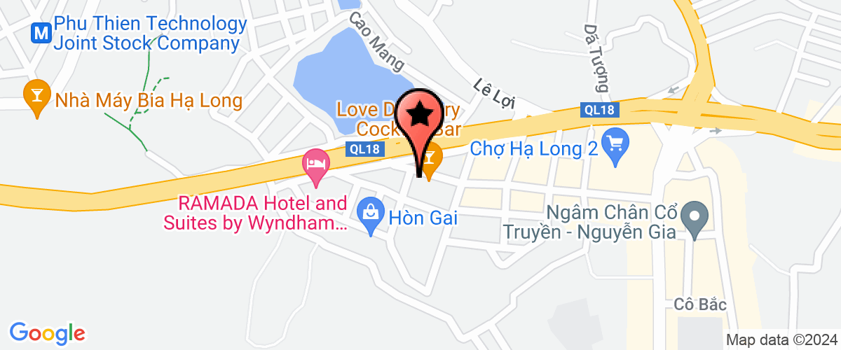 Map go to Du Thuyen Vuot Song Ha Long Joint Stock Company