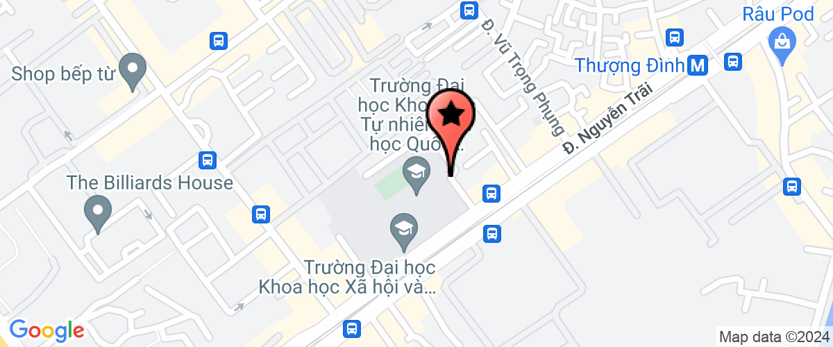 Bản đồ đến Công Ty TNHH Thương Mại Dịch Vụ Tbvp Thanh Xuân