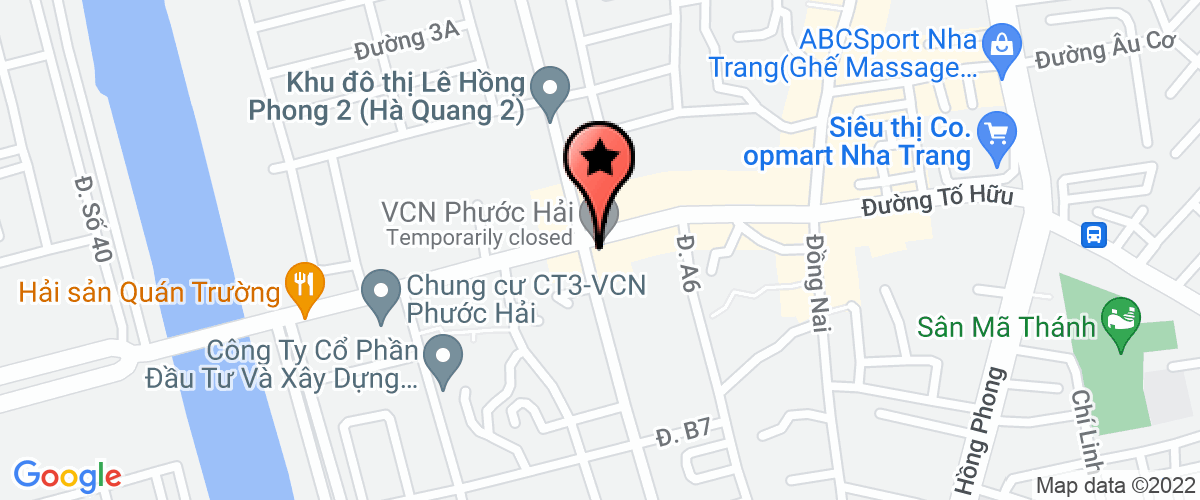 Map go to Anh Duong Nha Trang City Company Limited