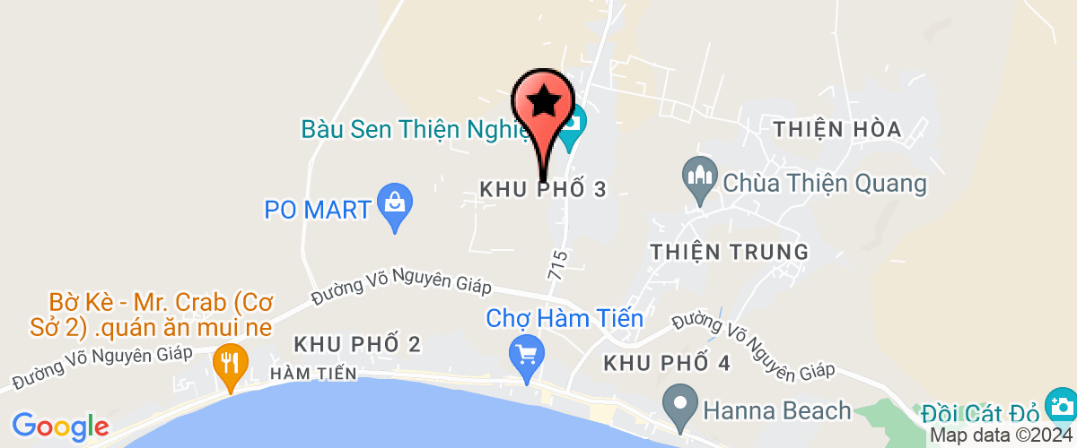 Map go to Khanh Ngan Transport Business Private Enterprise
