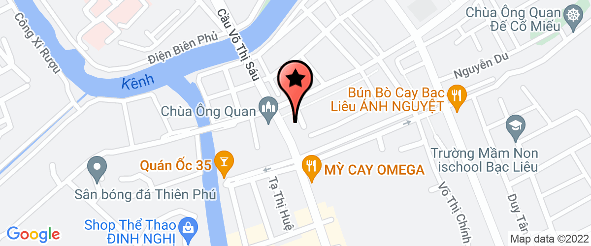 Map go to Minh Le Ngoc Private Enterprise